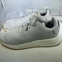 PreOwned Adidas Men's 8 NMD_R2 Grey Gum Sneakers.