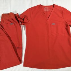 Figs Scrubs Set. Size Small For Both. High Waisted Pants.