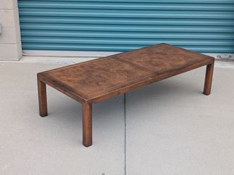 Mid-Century Modern Burl Wood Coffee Table by Lane