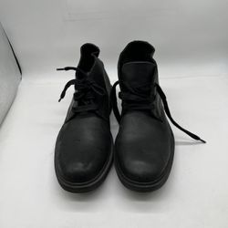 Frye And Co. Boots Black Leather Ankle Lace Up Chukka Men’s 10