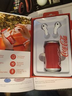 Coke Ear Buds NIB