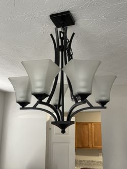 5 Light Chandelier Oil Rubbed Bronze