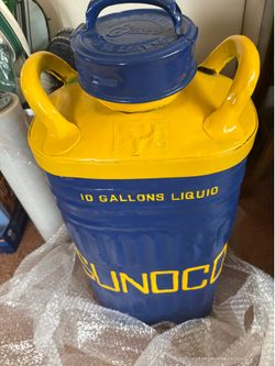 Sunoco Antique  10 Gallon Liquid  Metal canno rust in excellent condition