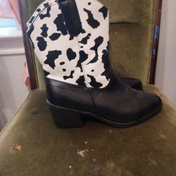 Cow print Cowgirl Boots 