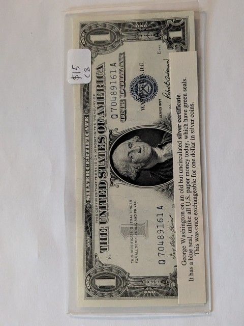 Mint State Silver Certificate