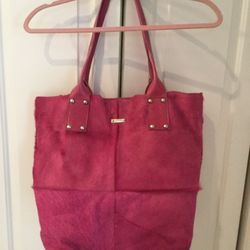 Large purple cowhide bag - Pulicati designer