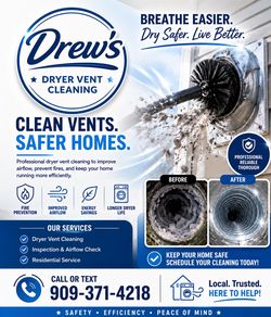 Dryer vent cleaning
