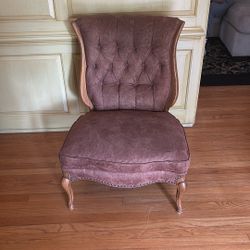 Wine Colored Accent Chair