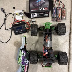 RC Car, Battery, Remote, Charger 