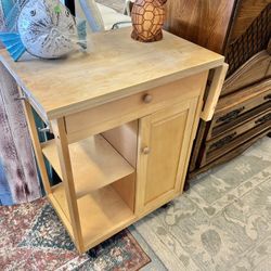 Vintage Drop leaf Kitchen Island 