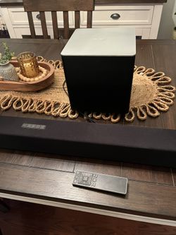 Vizio 38” Soundbar W/ Wireless Subwoofer 