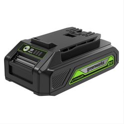 New 24V 2.0Ah Green Works Battery 