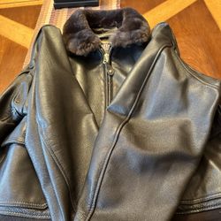 US Wings brand US Navy G-1 Flight Jacket, Size 52