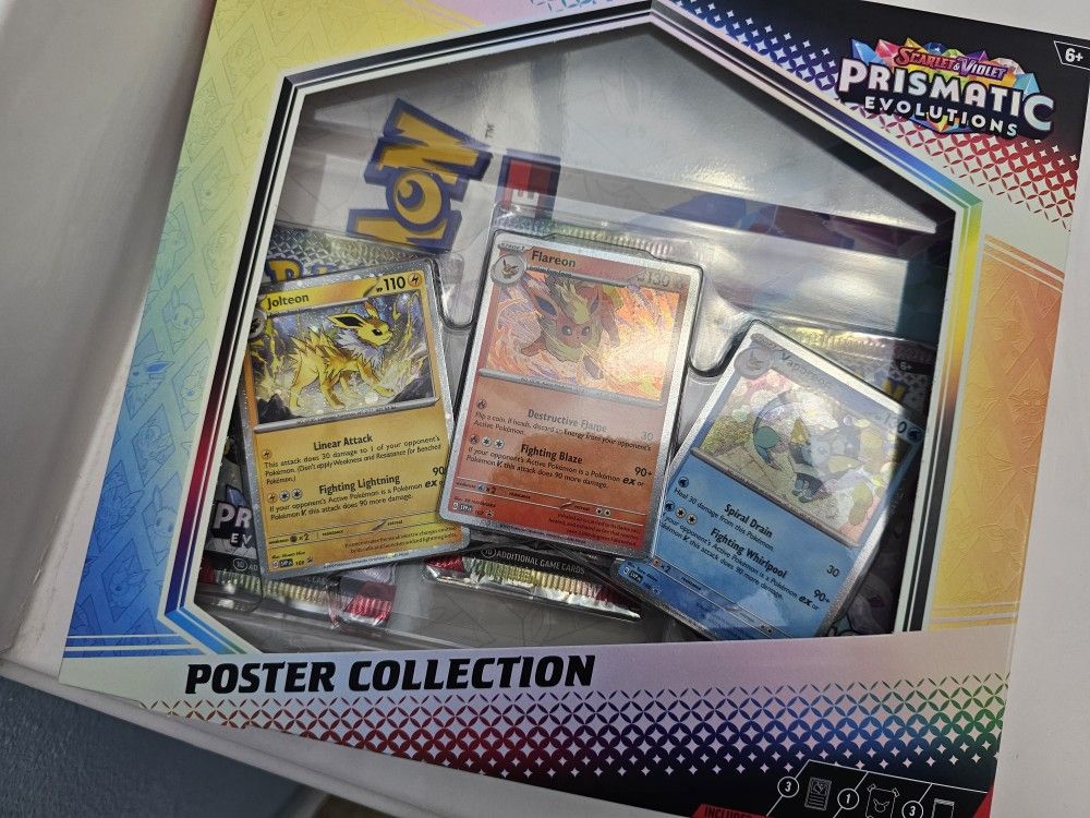 Pokemon Prismatic Evolutions Poster Collection
