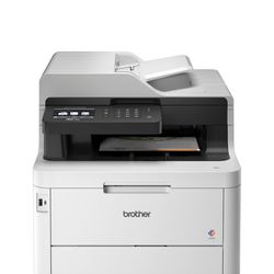 Brother Color MFC-L3770CDW - All-in-one digital wireless laser printer, white color - Fax copy print - 3.7" touch, 25 ppm, 2400 x 600 dpi, automatic d