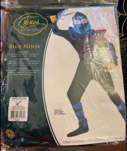 Rubies Opus Collection Blue Ninja New Costume Kids Large 12-14, Multiple Costumes for Sale