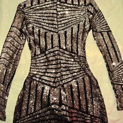 Banjul Gold Sequence Bodysuit