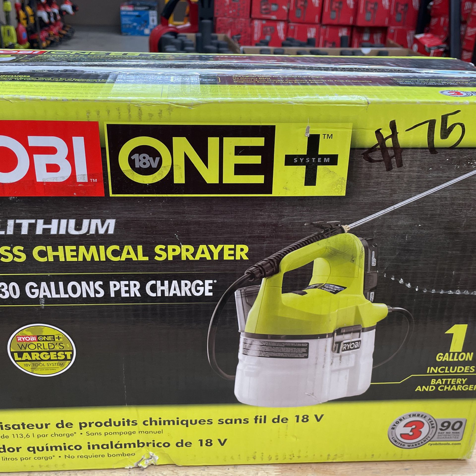 RYOBI ONE+ 18V Cordless Battery Gal. Chemical Sprayer with 1.3 Ah Battery  and Charger for Sale in Phoenix, AZ OfferUp
