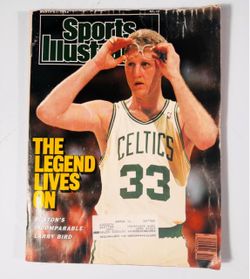 Sports Illustrated Larry Bird Celtics March 1988