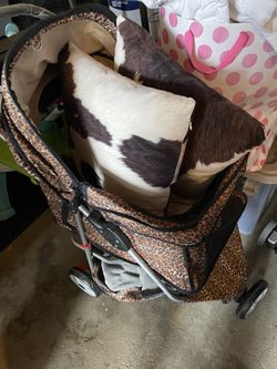 Dog Stroller Animal print 3 Wheels