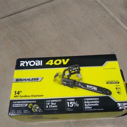 Ryobi 40v Chainsaw (Tool Only) $100