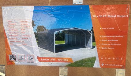 18x30 Metal Carport