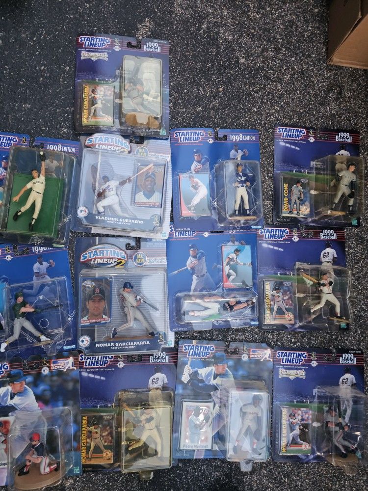13 Starting Lineup Baseball Lot Never Opened