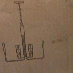 La Luz 6-Light Chandelier In Black