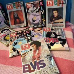 ELVIS  TV GUIDE COLLECTION & CDS..sale!!