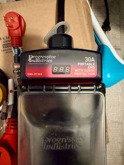 RV Surge Protector Progressive Industries EMS-PT30X & Power adapters and Power cords