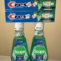 Crest OUTLAST. 