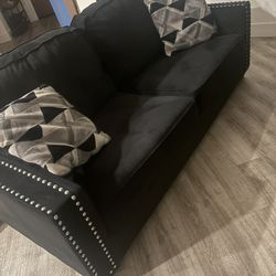 Black Velvet Couches 