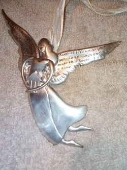Angel, Silver Angel, With Words On Wings, Beautiful!