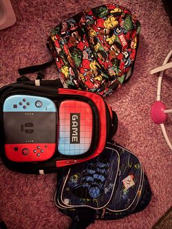 Boy back packs