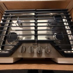 30” Gas Cooktop WHIRLPOOL STAINLESS STEEL 