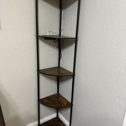 5 Tier Corner Shelf Stand 65"