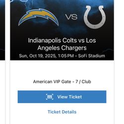 Chargers vs Colts