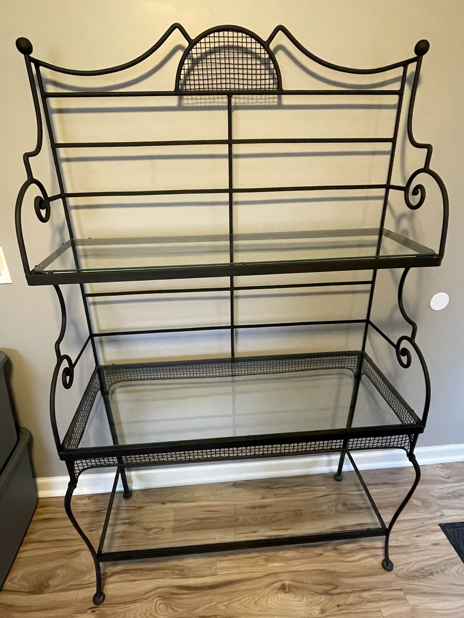 Wrought Iron Bakers Rack