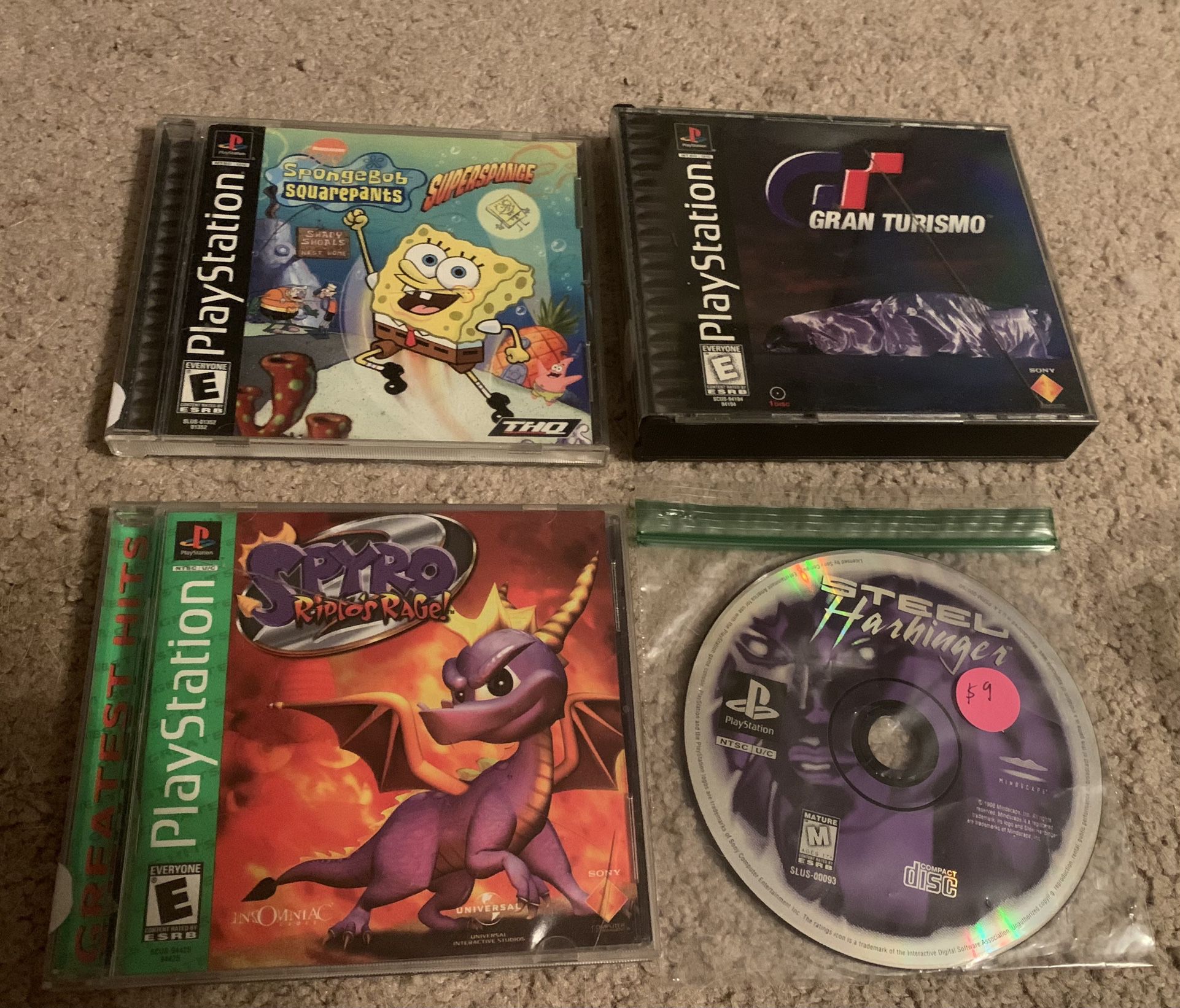 Lot Of 4 PlayStation 1 Games