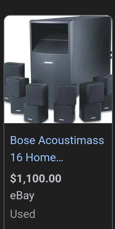Bose Surround Sound Speakers 