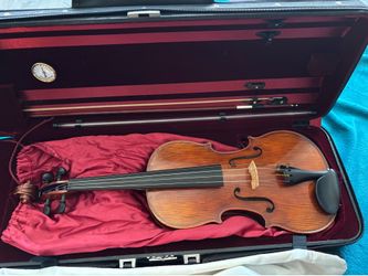 16” Wm. Lewis & Son / Selmer Viola Outfit w/ Hard Case, Bow & Accessories