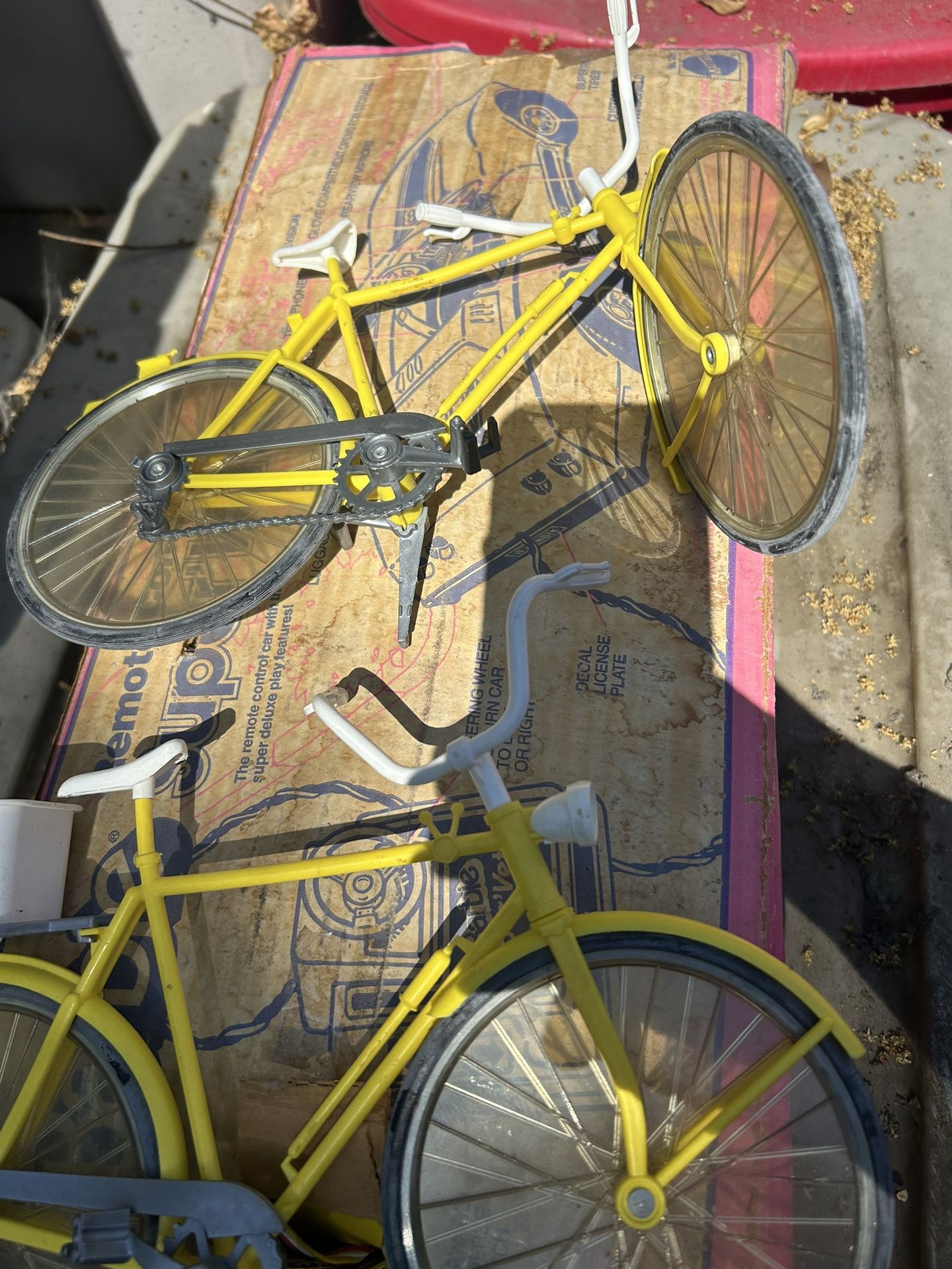 vintage 1950s schwinn style barbie bikes