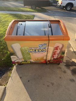 Ice Cream Freezer On Wheels
