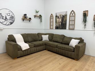 Green Sectional Couch Free Delivery