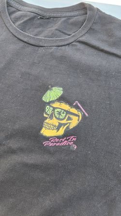 OBEY Rest in Paradise Skull T Shirt (L)