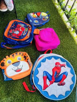 Three backpacks and two lunch bags$20 For All 