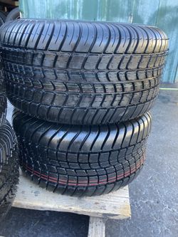 Set of four tires 215/60-8