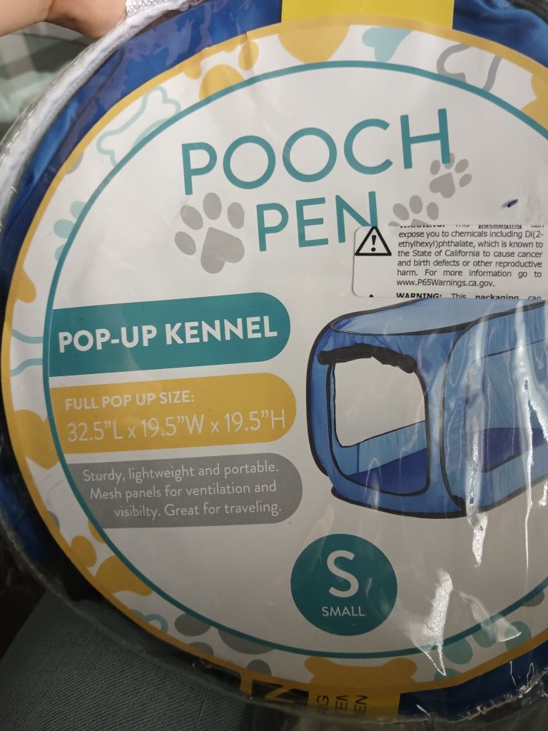 Dog /Cat Pop Up Kennel Size S