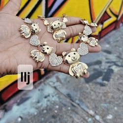 I Deliver I Ship 14k Gold Plated Chain And Bracelet