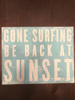 Boys bedroom or beach house sign